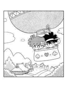 気球BW