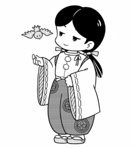 親鸞さま童形BW